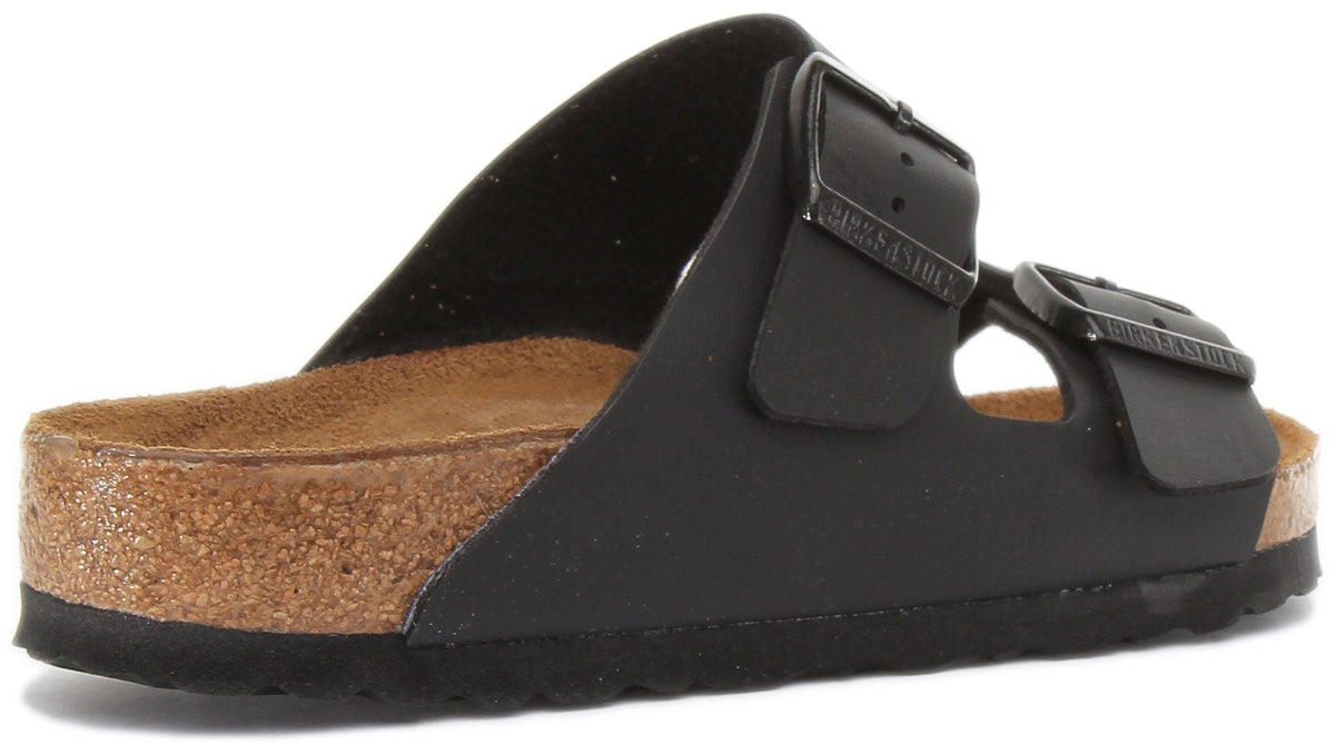 Birkenstock Arizona Black Birko-Flor Unisex Two-Strap Sandals